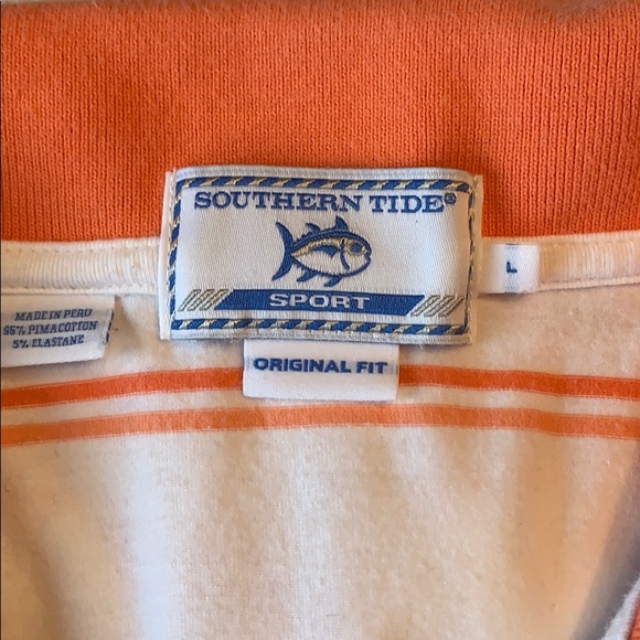 Southern Tide striped polo - Picture 4 of 4